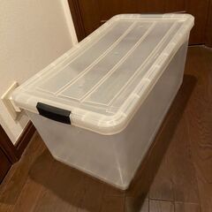 収納ケースキャスター付　【幅40 x奥行 75 x高さ 35】2個の画像