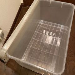 収納ケースキャスター付　【幅40 x奥行 75 x高さ 35】2個