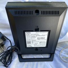 ☆SoftBank NEC Aterm WG2600HS2 Wi-Fiルータールーター◆ビームフォーミング対応で電波の実効速度がアップの画像