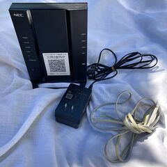 ☆SoftBank NEC Aterm WG2600HS2 Wi-Fiルータールーター◆ビームフォーミング対応で電波の実効速度がアップの画像