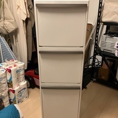 無料 ニトリ3段ゴミ箱