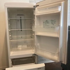 ナショナル レトロ 165L 2ドア冷蔵庫 NR-B171R ノスタルジックデザイン