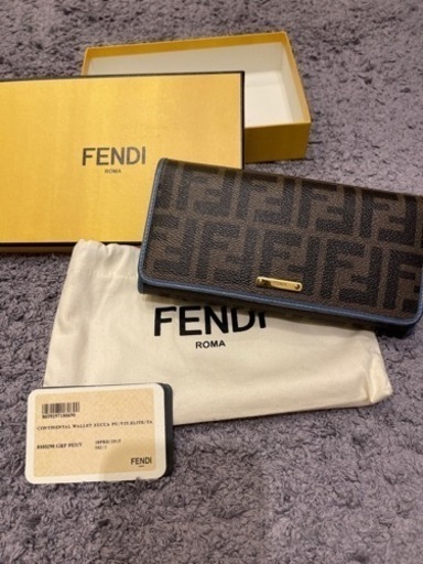 引き渡し決定FENDI 長財布　ズッカ柄