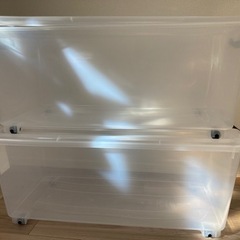 収納ケース3個お譲りしますの画像