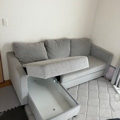 布張りカウチソファベットの画像