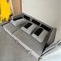 布張りカウチソファベットの画像