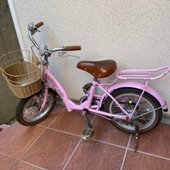 自転車14インチ（補助輪&アシスト棒お付け出来ます）