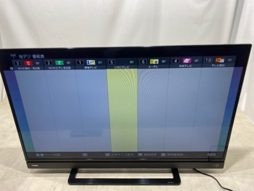 東芝　テレビ　REGZA　40V型　40S21 2019年製●E111W001