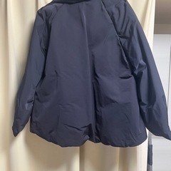 美品 UNIQLO +J ハイブリッドダウンジャケット ネイビー サイズL