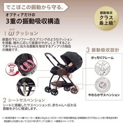 新品【アップリカ】オプティアクッション グレイス クラシックグリッド GRの画像