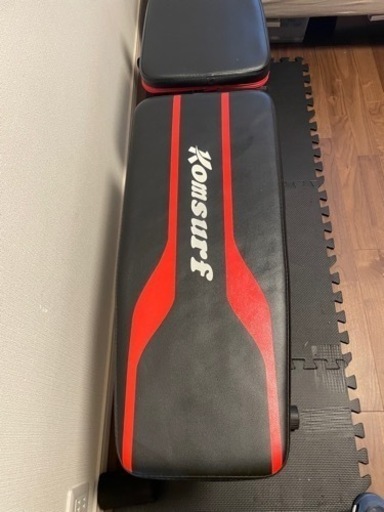 折りたためるベンチ台＋可変式ダンベル＋マット