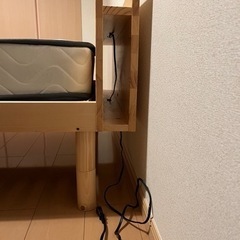 (ご相談中)すのこシングルベッド+マットレスの画像