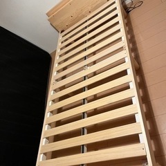 (ご相談中)すのこシングルベッド+マットレスの画像