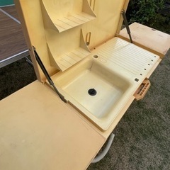 ポータブルキッチン キャンプ等に中古の画像