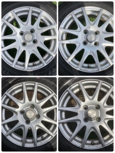 お取引き中⭐️⭐️2022年ウィンターマックス03‼️バリ溝‼️希少なpcd100‼️アクア、フィット等‼️175/65R15、4H×