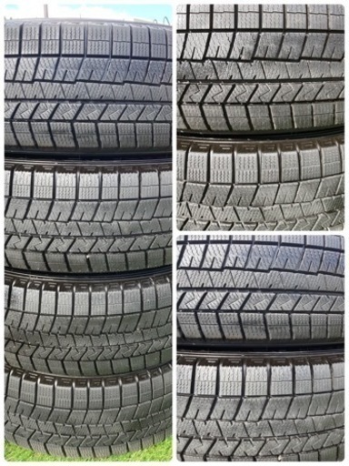 お取引き中⭐️⭐️2022年ウィンターマックス03‼️バリ溝‼️希少なpcd100‼️アクア、フィット等‼️175/65R15、4H×