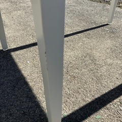 ホワイト　テーブル　ダイニング　白　リビング　机　インテリアの画像