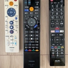 TOSHIBA REGZA液晶テレビ＋Blu-rayレコーダーセットの画像