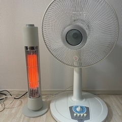 【お譲り先決まりました】ストーブ　ミニストーブ　扇風機の画像