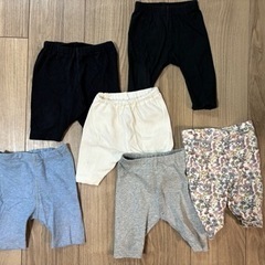 ユニクロやGAPなどのズボン（70、80）の画像