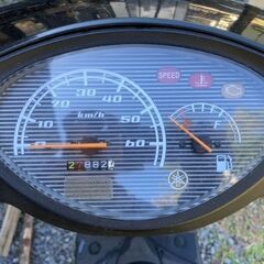 ヤマハ ジョグ JOG SA36J メットイン リアボックス付きの画像