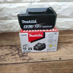 【未使用】箱有 マキタ BL1860B バッテリー 18V・6.0Ah リチウムイオンバッテリー　makita 純正の画像