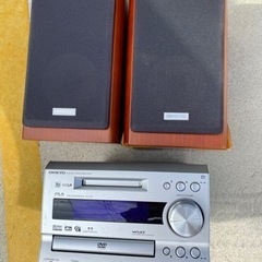 ONKYO DVD MD コンポ　無料【取引中】