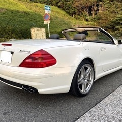 美車！実走行66200km！本車検2年付きR8/6迄！左ハンドル！SL55仕様 R230 SL350！AMGフルエアロ&ホイール,フルセグ地デジ,Bluetooth,バックカメラ,ETCの画像