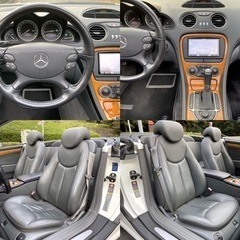 美車！実走行66200km！本車検2年付きR8/6迄！左ハンドル！SL55仕様 R230 SL350！AMGフルエアロ&ホイール,フルセグ地デジ,Bluetooth,バックカメラ,ETCの画像