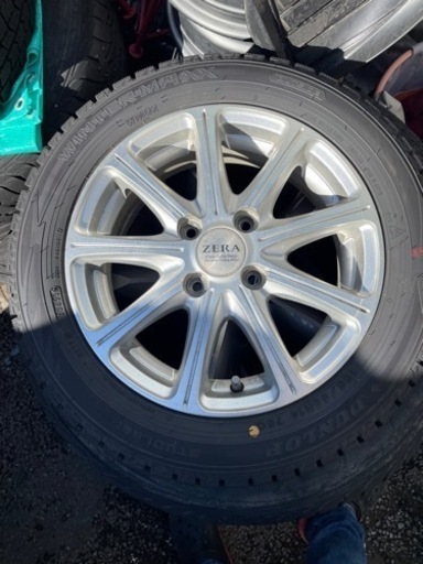 155/65R14 スタッドレス　バリ溝　22年製