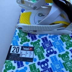 ⚠️値下げ⚠️キッズ　スノーボード3点セット 板　HEAD ヘッド　の画像