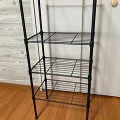 スチールラック　ブラック