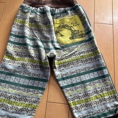 120センチ　半ズボン　ショベルカーの画像