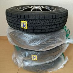 スタッドレスタイヤ4本（アルミホイール付）ブリザックVRX2 145/80R13