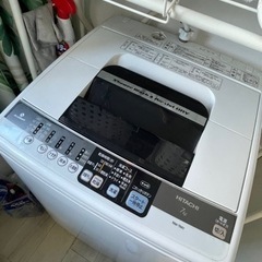 HITACHI 7kg 全自動洗濯機の画像
