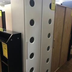 【FU616】★マナベ スライド2枚扉シューズBOX ホワイト ...