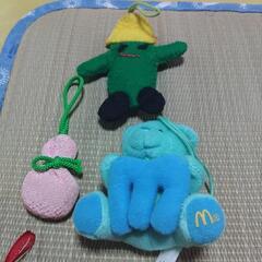 　手作り指人形とぬいぐるみの画像