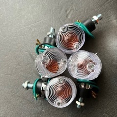 新品未使用バイクウインカークリアとオレンジセットの画像