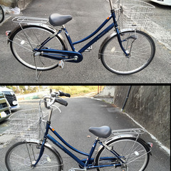 中古の通学用自転車です