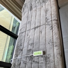数回程度使用品　電気毛布