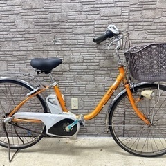 オータムSALE  東京23区配達無料　新基準　Panasonic パナソニック　ビビSS 3.1Ah電動自転車☆中古☆パナ 534