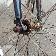 【ジャンク】GRAPHIS　クロスバイク　タイヤサイズ２６インチの画像