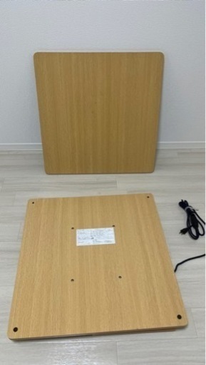 値下げしました】布団付き正方形こたつ 68×68cm リバーシブル