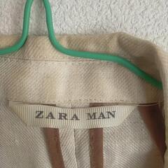 【無料】ジャンク汚濁品　ZARA　MANメンズテーラードジャケット　ザラの画像