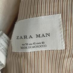 【無料】ジャンク汚濁品　ZARA　MANメンズテーラードジャケット　ザラの画像