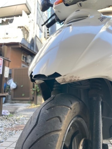 11／26まで引き取り希望　YAMAHA jog sa39j ホワイト　11500km中古　千葉県市川市発　引き取り求　早めに引き取り