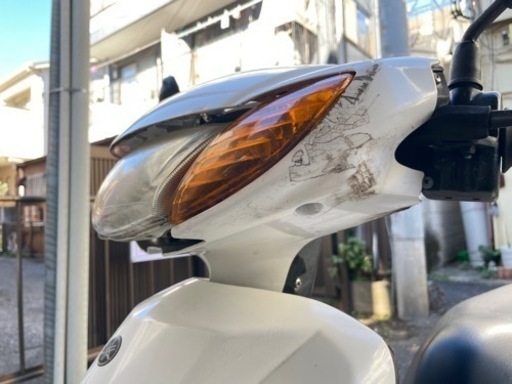 11／26まで引き取り希望　YAMAHA jog sa39j ホワイト　11500km中古　千葉県市川市発　引き取り求　早めに引き取り
