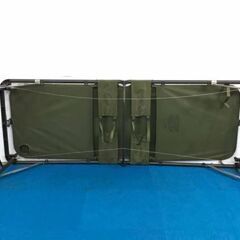 米軍放出品】 値下げ! 折り畳みベッド アルミ製 簡易 コット