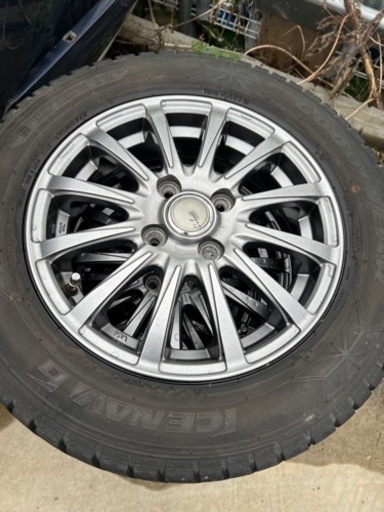タイヤホイール　4本　スタッドレスタイヤおまけ　165/70R14 14×4.5J 100/4H