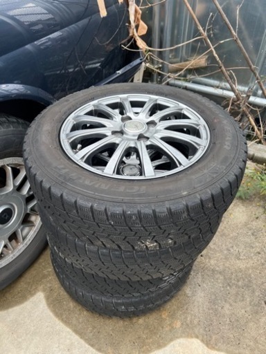 タイヤホイール　4本　スタッドレスタイヤおまけ　165/70R14 14×4.5J 100/4H